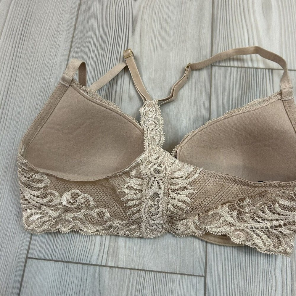 Natori Tan Lace Racerback Bra - Picture 5 of 7